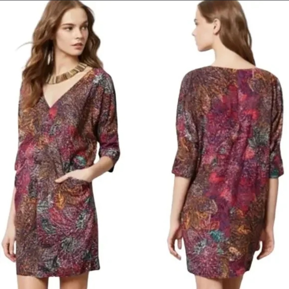 Anthropologie Edme & Esyllte Chromatique Dress Size Medium